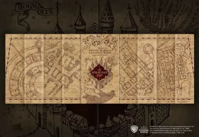 Puzzle NOBLE COLLECTION Harry Potter Marauders Map 1000 copë
