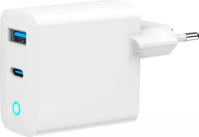 Karikues rrjeti Gembird TA-UC-PDQC30L-W-01, 2xUSB, QC3.0, Type-C, 30W, bardhë