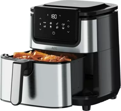 Furrë me ajër të nxehtë AEG AF6-1-4ST, 3.5 L, 1500 W, Inox, e zezë