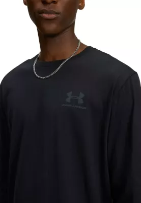 Maicë me mëngë të gjata Under Armour UA Sportstyle Left Chest LS 77-1329585 për meshkuj, e zezë [Madhësia: S]
