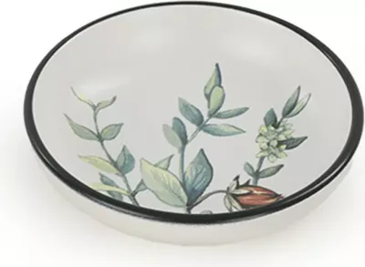 Set 6 copë tasë salce, qeramikë, Hermia Concept, të bardhë, jeshile, vjollcë, të zeza, ST489406F022AMD3600MAYD100
