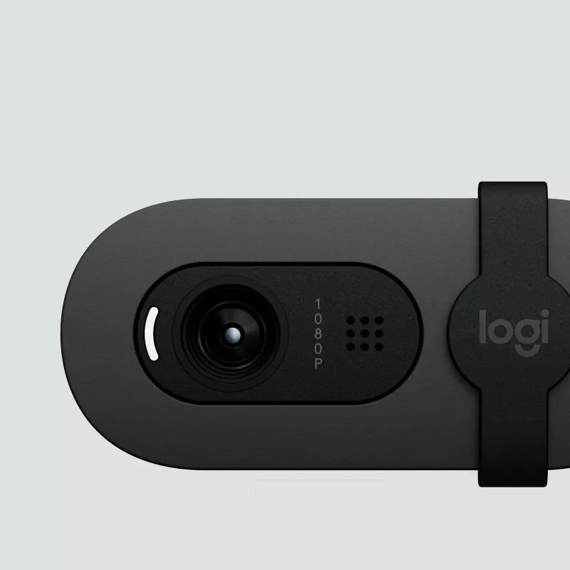 Webcam Logitech Brio 105, 2 MP, Full HD, kabllo USB-A, e zezë
