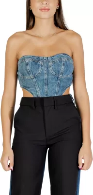 Top bustier për femra Colcci 046.11.00083, denim