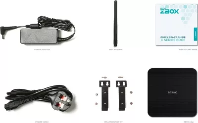 Mini PC Zotac ZBOX edge CI343, DDR5, PCI Express, Wi-Fi 6, 40 W