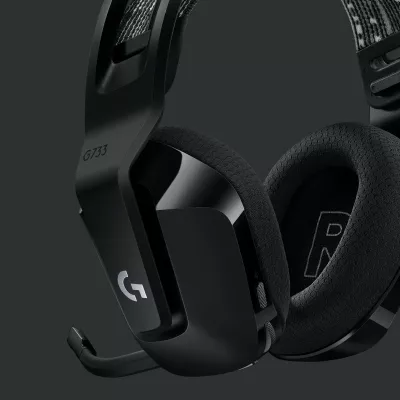 Kufje gaming Logitech G G733 LIGHTSPEED, wireless, RGB, e zezë