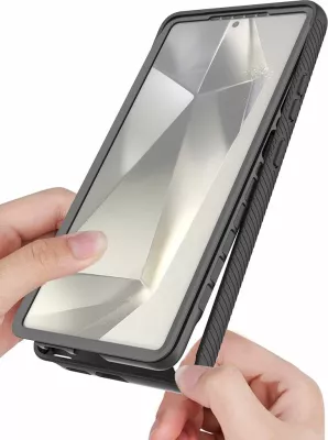 Mbështjellës Tech-Protect Defense MagSafe për Samsung Galaxy S25 Ultra, i zi