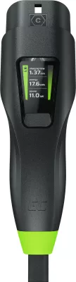 Stacion karikimi EV Green Cell Habu, 7 m, 2-në-1, 11 kW, i zi