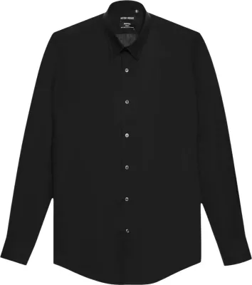 Këmishë për meshkuj Antony Morato Napoli MMSL00628-FA400078, e zezë [Madhësia: XXL]