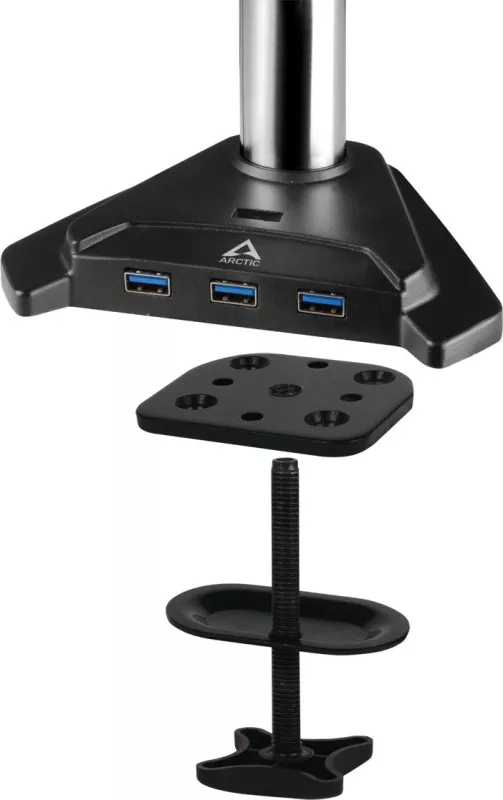 Krah monitori ARCTIC Z2 Pro, Gen 3, USB 3.0 Hub, 15 kg, 34", i zi