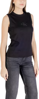 Maicë pa mëngë për femra Calvin Klein Jeans LV047C852G, e zezë [Madhësia: S]