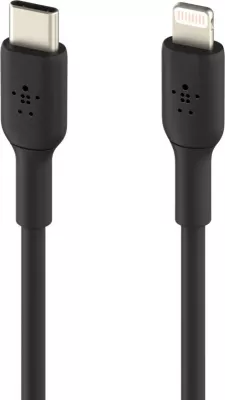 Kabllo Belkin CAA003BT1MBK, 1 m, Lightning, USB C, Ngjyrë e zezë