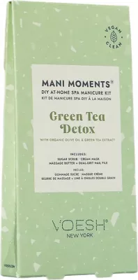 Set për manikyr për femra VOESH Mani Moments Green Tea Detox, 4 copë