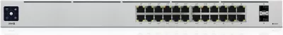 Switch Ubiquiti UniFi 24-Port PoE, Managed, L2/L3, Gigabit Ethernet, Silver