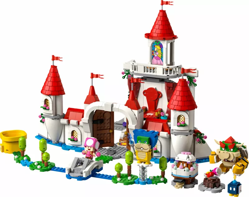Set ndërtimi LEGO Super Mario Peach’s Castle, 1216 pjesë, shumëngjyrësh