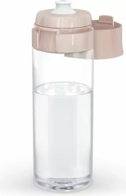 Shishe me filtër uji Brita Vital 600 ml, 5 disqe MicroDisc, pastel peach