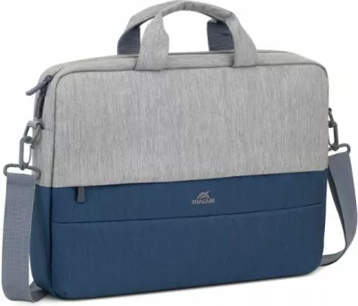 Çantë laptopi RivaCase 7532 15.6" anti-theft, water-repellent, gri/kaltër e errët
