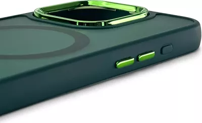 Mbështjellës Hurtel Fashion Case MagSafe për iPhone 16 Pro Max, TPU, e gjelbër e errët