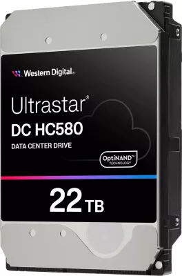 Hard disk Western Digital Ultrastar DC HC580, 22 TB, 7200 RPM, 3.5", Serial ATA