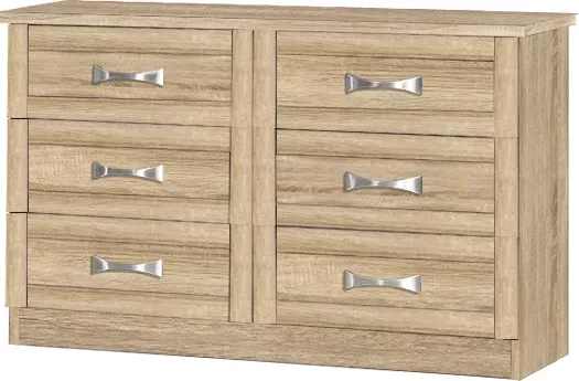 Tavolinë për grim FH317.02 me 6 sirtarë Sonama 120x40x76cm