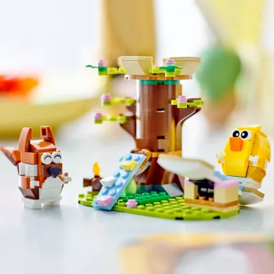 Set ndërtimi LEGO 40709 Spring Animal Playground, 172 pjesë, shumëngjyrësh