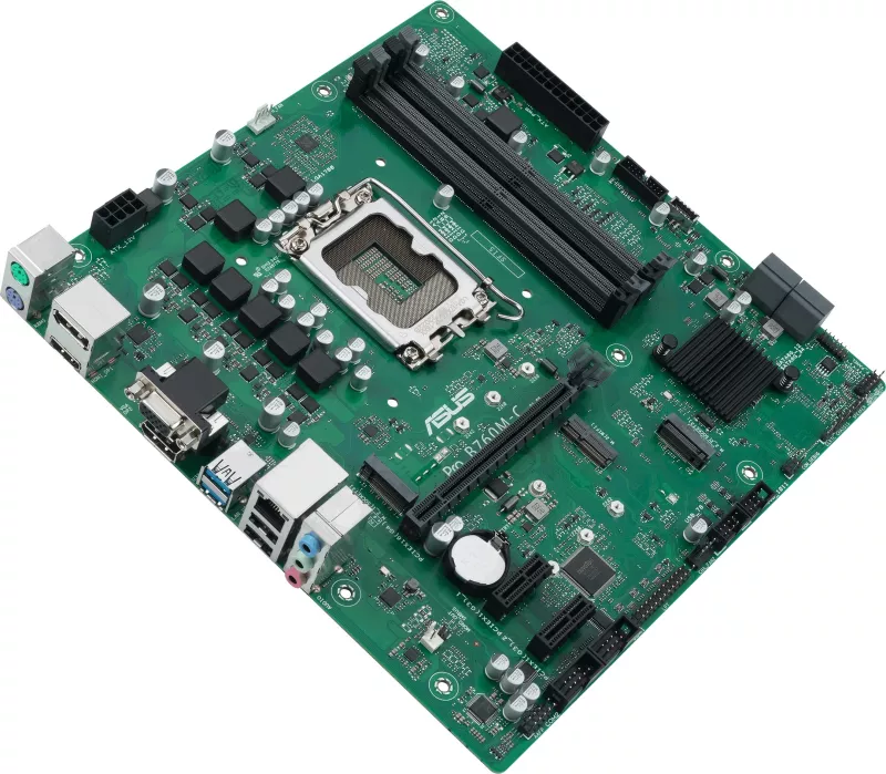 Pllakë amë ASUS PRO B760M-C-CSM, Intel, LGA 1700, DDR5-SDRAM, 128 GB