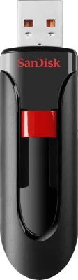 USB memorje SanDisk Cruzer Glide SDCZ60-128G-B35 128GB USB-A 2.0, e zezë/kuqe (1 copë)