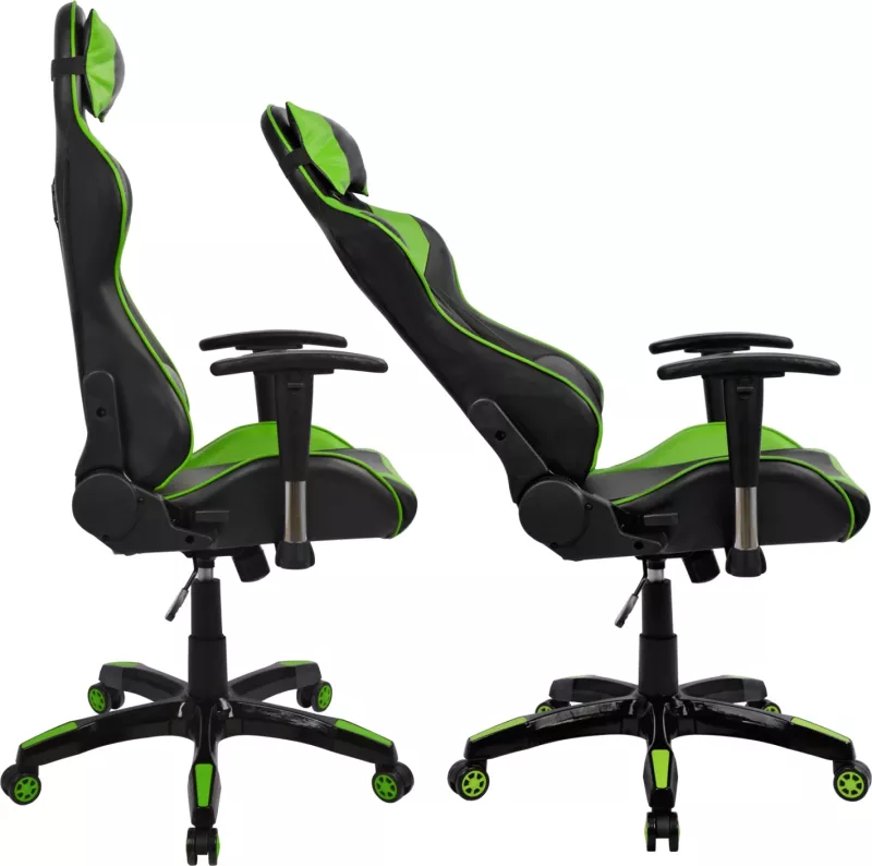 Karrige gaming FH1056.03, e zezë/e gjelbër