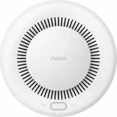 Detektor tymi AQARA SD-S01D, Zigbee 3.0, sirenë 85 dB, bateri 10 vjet, EU offline, i bardhë
