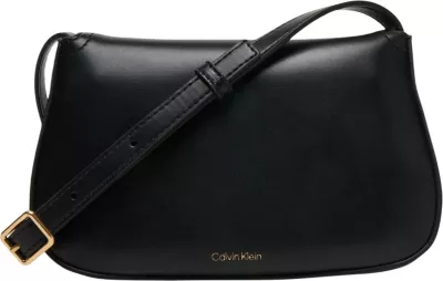 Çantë crossbody Calvin Klein CK Flap Camera LV04F3421G për femra, e zezë