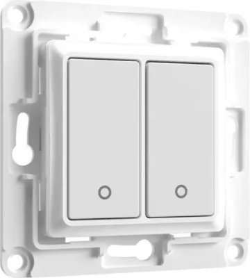 Ndërprerës Shelly Wall Switch 2, dy butona, i bardhë