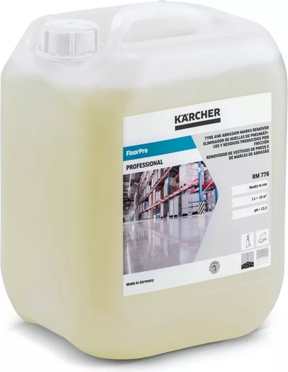 Solucion Profesional për Larjen e Papastërtive nga Gomat Karcher, 10 L