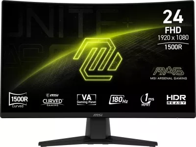 Monitor gaming MSI MAG 242C, 23.6", Full HD, 180 Hz, i zi