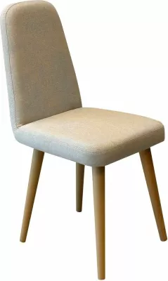 Set tavolinë me karrige për ngrënie, zgjatues, ngjyrë lis dhe krem, Skye Decor, Vina Mini 01 1005, 4 pjesë