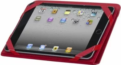 Mbështjellës me stand për tablet RIVACASE 3217, 10.1", mbyllje magnetike, e kuqe