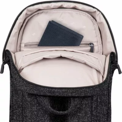Çantë shpine për laptop RIVACASE Anvik 7923, 13.3\", e zezë