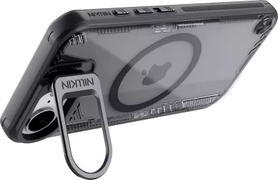 Mbështjellës Nillkin Iceblade Prop Magnetic me stand, për iPhone 16e, i zi