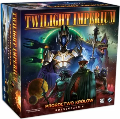 Zgjerim loje tavoline Galakta Twilight Imperium: Prophecy of Kings, Polonisht, 14+, 3-6 lojtarë
