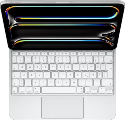 Tastierë Apple Magic për iPad Pro 11 (M4) Gjermanisht Bardhë