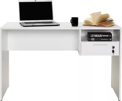 Tavolinë studimi Hanah Home, e bardhë, Cms-510-Dd-1