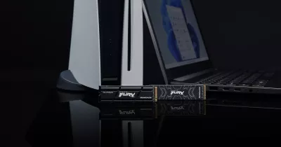 SSD Kingston FURY RENEGADE 1000GB, M.2, PCIe 4.0, me heatsink, i zi