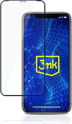 Xham mbrojtës 3mk HardGlass Max Lite për iPhone X, i zi