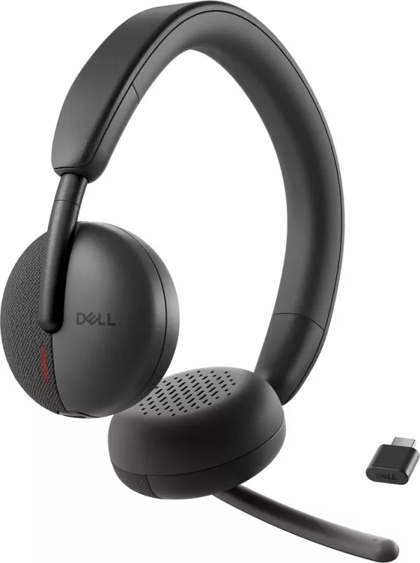 Kufje Dell WL3024, me kabllo & pa kabllo, për thirrje/muzikë, USB Type-C, Bluetooth, Zezë