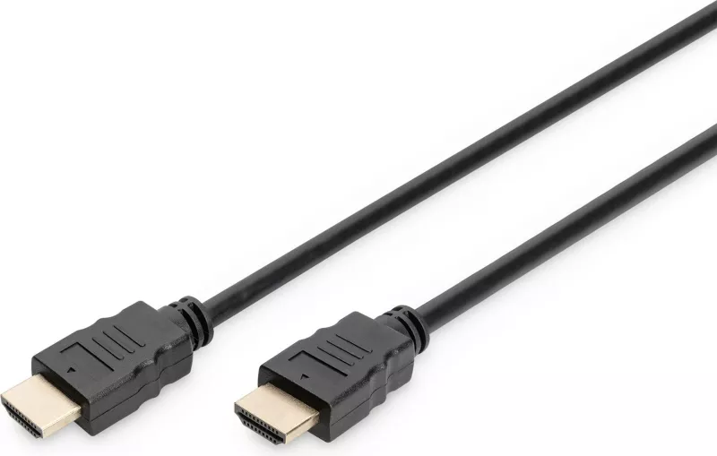Kabllo HDMI Digitus Premium High Speed 1m, 4K, HDR, e zezë