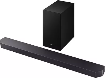Soundbar Samsung HW-Q600F/EN 3.1.2 kanale Dolby Atmos me subwoofer wireless, Q-Symphony, HDMI eARC, Bluetooth, Titan Black