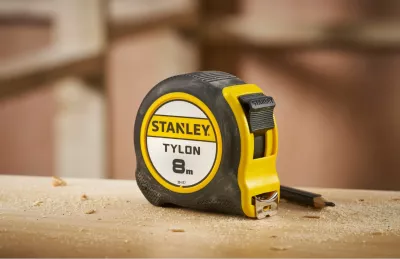 Metër shirit Stanley Tylon 1-30-657 8 m x 25 mm, e verdhë