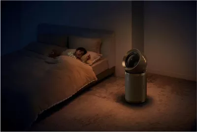 Pastrues ajri Dreame AirPursue PM10, LCD, Wi-Fi, ngjyrë ari
