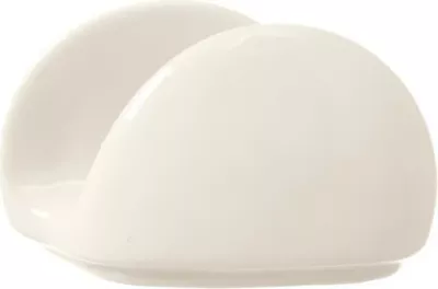 Mbajtëse pecetash Fine Dine Crema/Perla porcelan, set 6 copë, krem