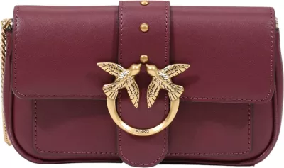 Çantë krahu për femra Pinko Pocket Love One Simply 100061 A0F1, vjollcë rrushi