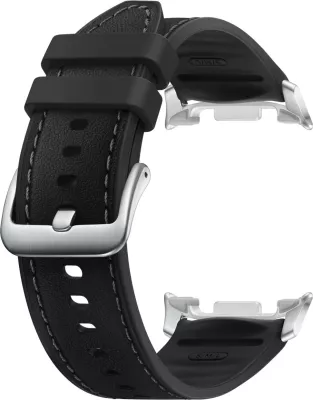 Rrip smartwatch Samsung Watch8 Classic, lëkurë sintetike, i zi