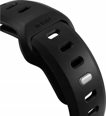 Rrip Smartwatch Nomad Tempo Band 49mm për Apple Watch Ultra 1/2/3, i zi